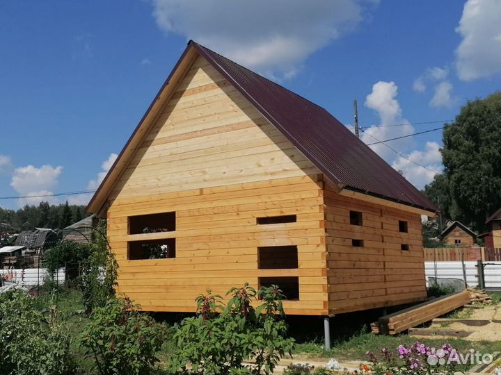Построим дом 6*6 из бруса 100*150