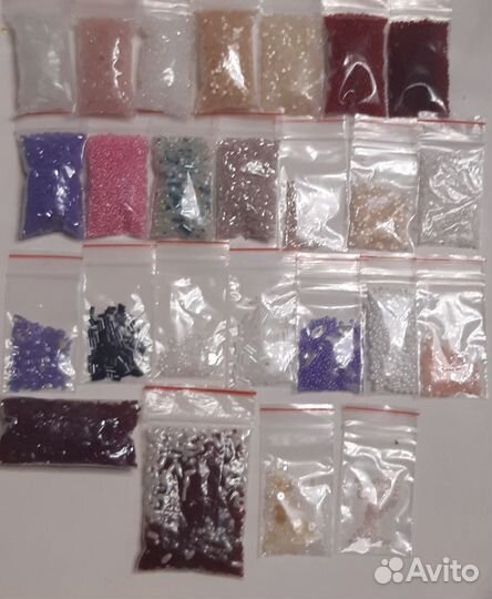 Набор бисер, рубка, стеклярус