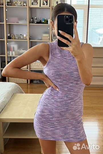 Платье мини HM цветное