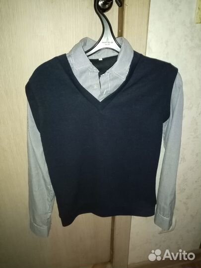 Рубашка для мальчика 12 лет