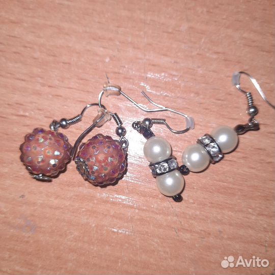 Серьги бижутерия