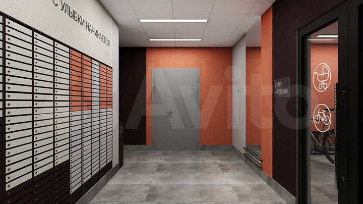 2-к. квартира, 44,4 м², 15/19 эт.