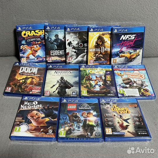 Игры для PS4 (Запечатанные, Новые)