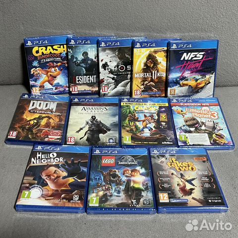 Игры для PS4 (Запечатанные, Новые)