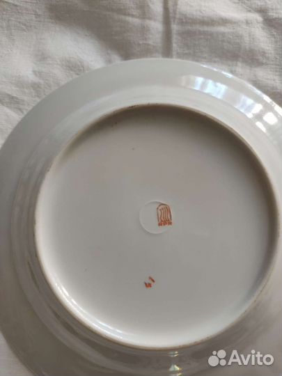 Чайная тройка рижский фарфор