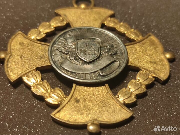 Знак велосипедистов призовой крест велоспорт