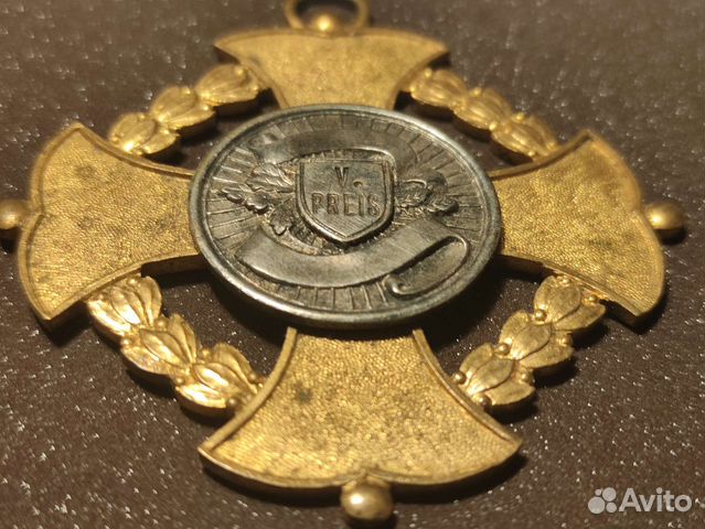 Знак велосипедистов призовой крест велоспорт