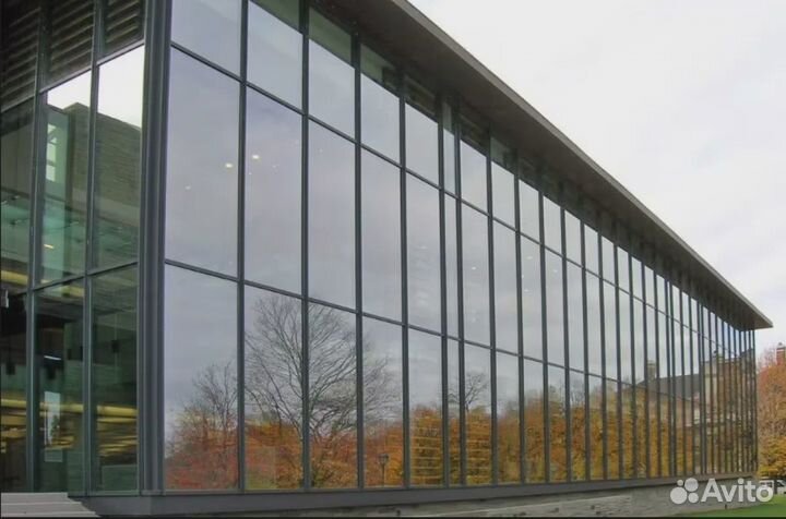 Фасадное остекление. Алюминиевые окна. Зимние сады, террасы