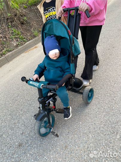 Велосипед с родительской ручкой