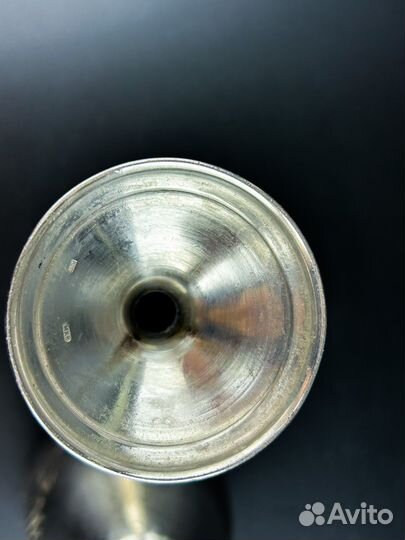 Мельхиоровые рюмки с узорами