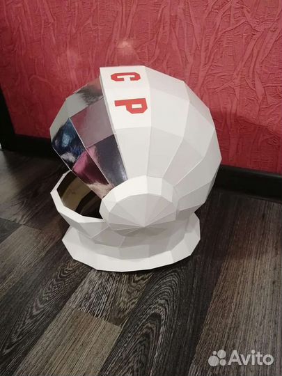 Шлем космонавта. Паперкрафт. Модель 2