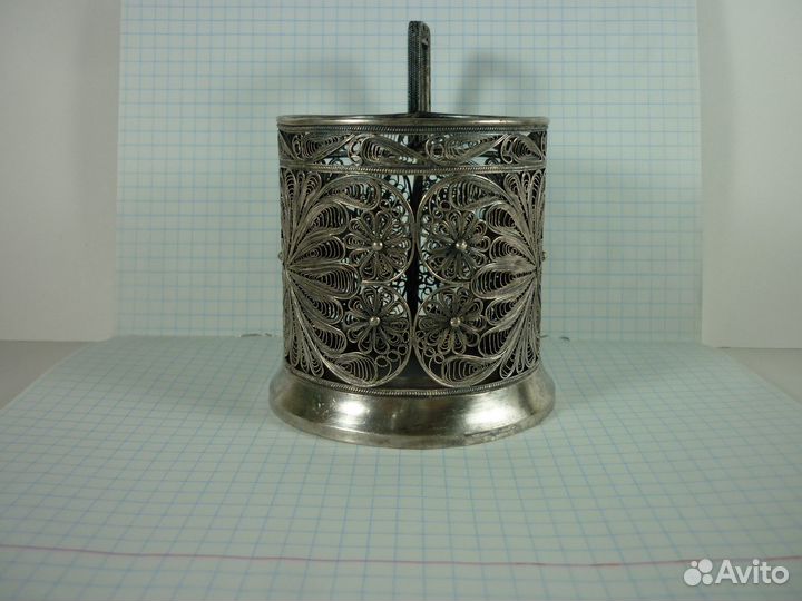 Подстаканник СССР скань филигрань
