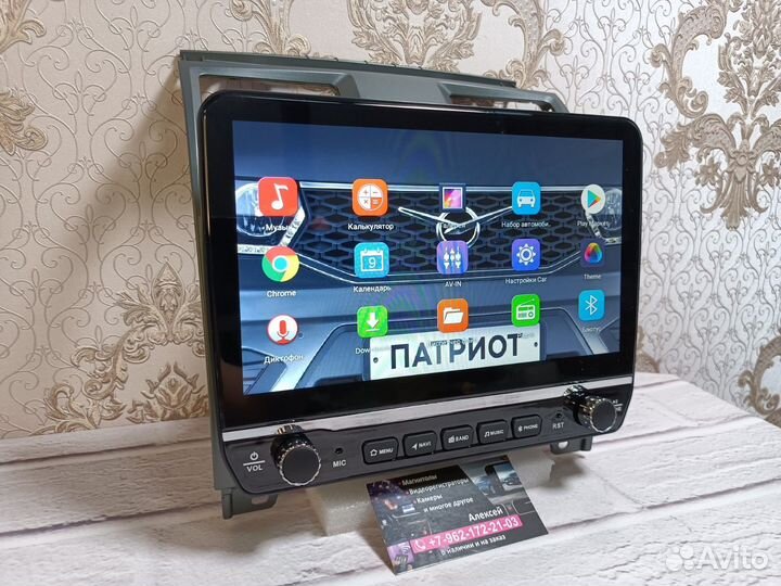 Магнитола на УАЗ Патриот android новая