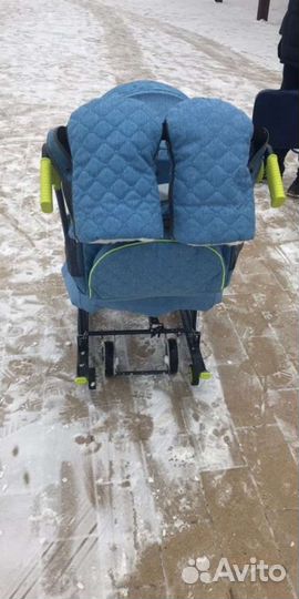 Санки коляска nika