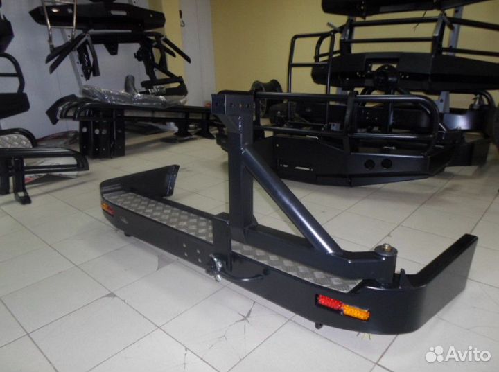 Cиловой задний бампер Тойота Ленд Крузер 71/76/78