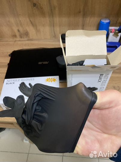 Нитриловые перчатки все размеры