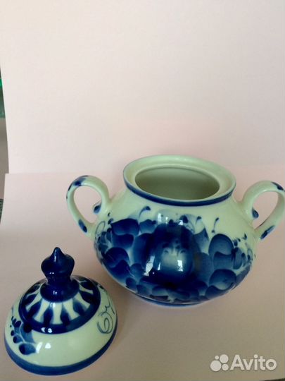 Гжель сахарница в идеале