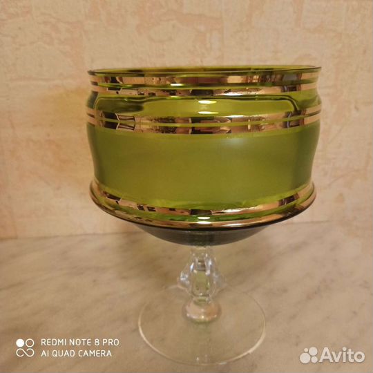 Конфетница (ваза) Богемия Чехия