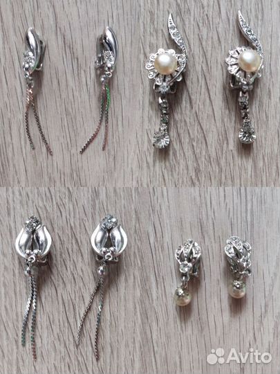 Серьги чехословакия