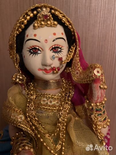 Кукла из Индии ручной работы