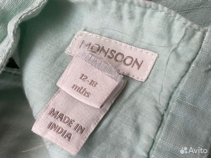 Платье Monsoon для девочки 12-18 месяцев