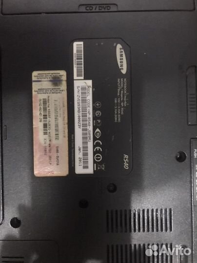 Ноутбук samsung r540