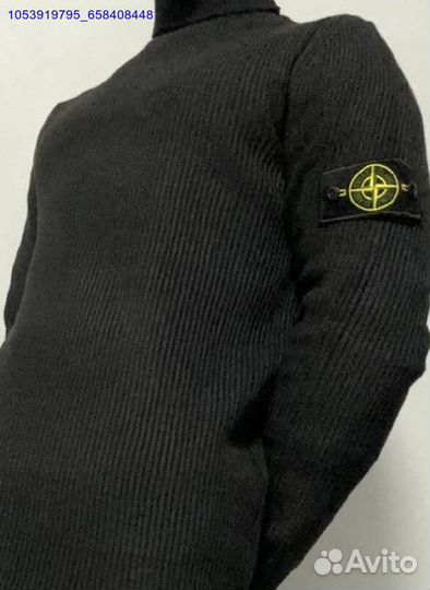 Stone island свитер с горлом вязаный (Арт.68924)