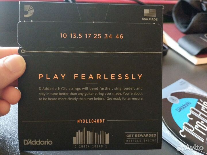 Струны для электрогитары D'Addario nyxl 10-46