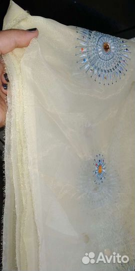 Тюль новый, длина 6 метров