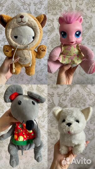 Мягкие игрушки новые и б/у