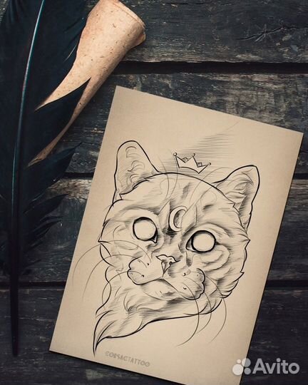 Черно-белые татуировки