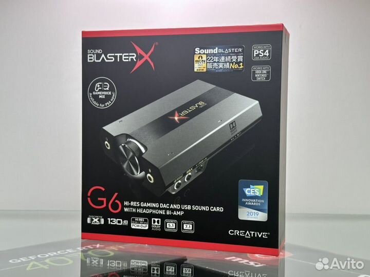 Новые Creative Sound BlasterX G6