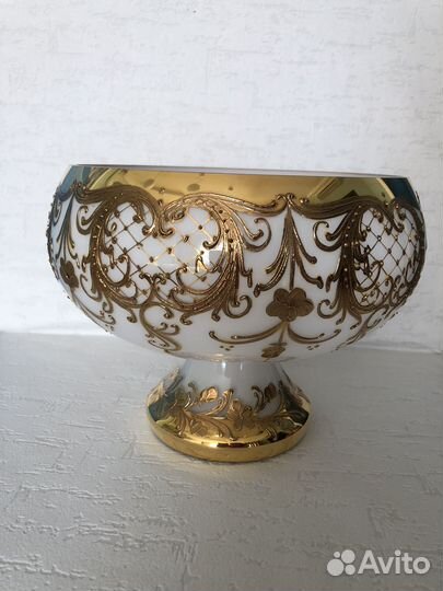 Ваза для фруктов Богемия Рококо посуда