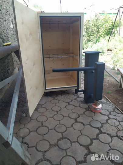 Дымогенератор холодного копчения+шкаф