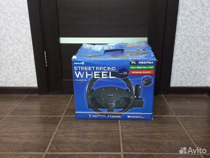 Игровой руль с педалями для ps4