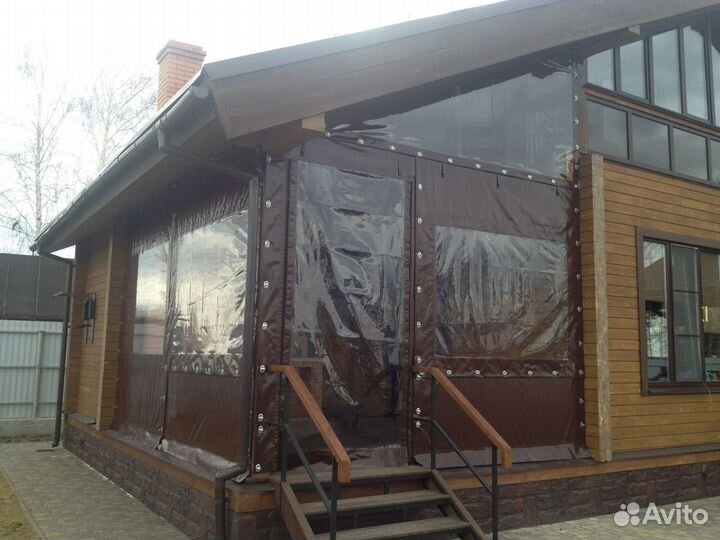 Мягкие окна для террас и беседок / не лопаются