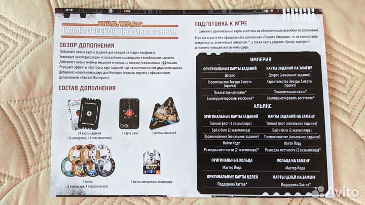 Дополнение к игре Звездные войны: Восстание