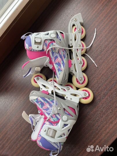 Роликовые коньки детские раздвижные