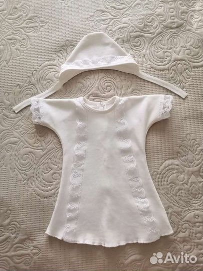 Крестильный набор для девочки новый