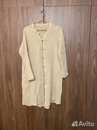 Кардиган женский лен