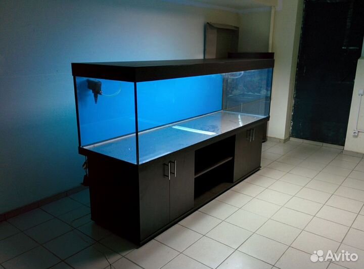 Аквариум 1000, свет, биофильтр, тумба