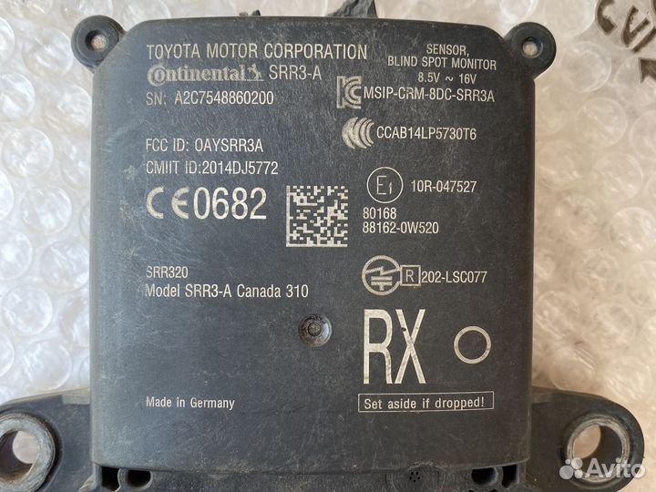 Lexus Rx4 датчик слепой зоны