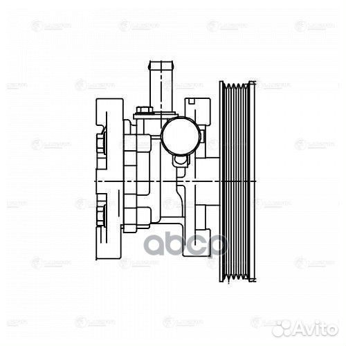 Насос гидроусилителя Mitsubishi Lancer IX (03)