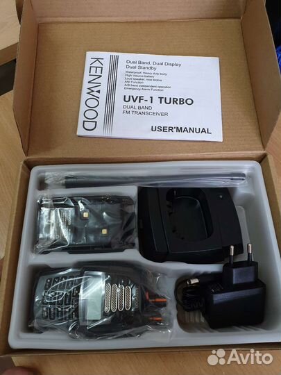 Рация Kenwood UVF-1 Turbo мощность 9 Ватт