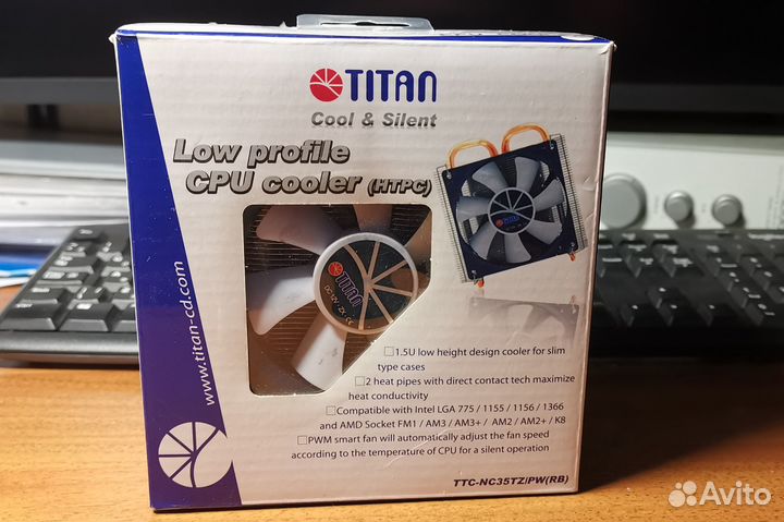 Кулер для процессора Titan TTC-NC35TZ/PW