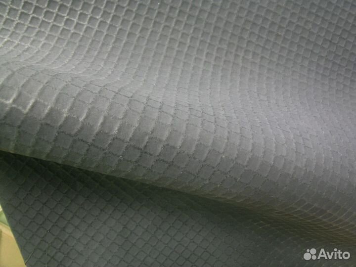 Натуральная кожа для шитья и рукоделия. Серая