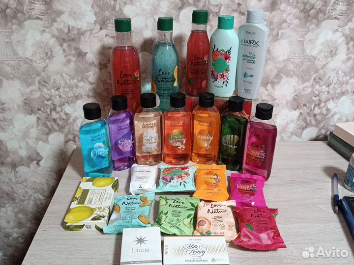 Гель, шампунь, мыло, лосьон орифлэйм