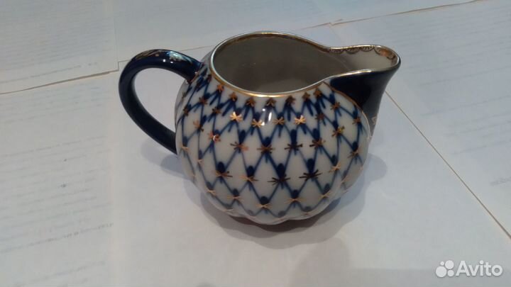 Сервиз чайный «Кобальтовая сетка» 6перс./ 16пред