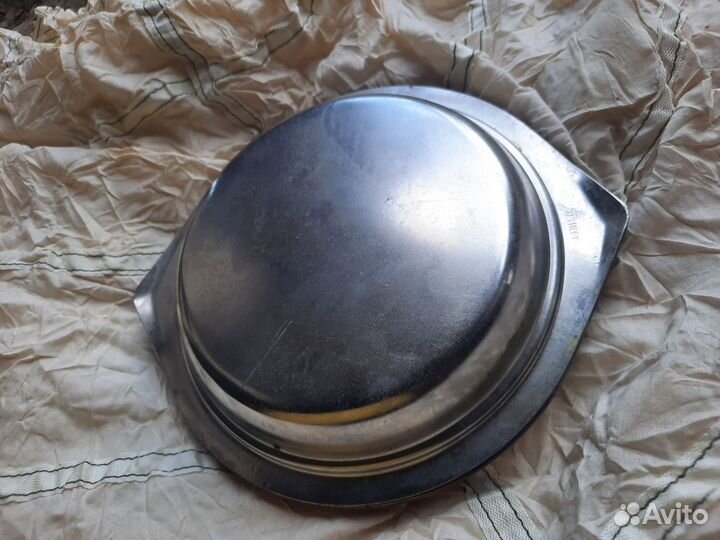 Тарелки СССР нержавейка ж.д.новые