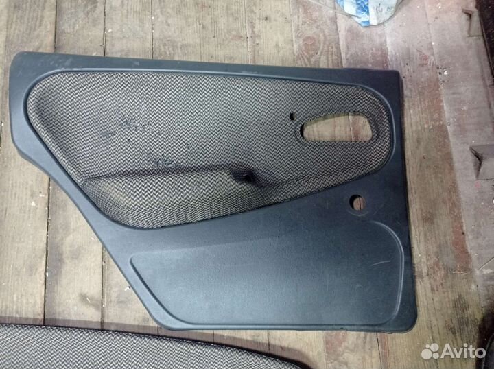 Обшивка дверей ваз 2114, карманы